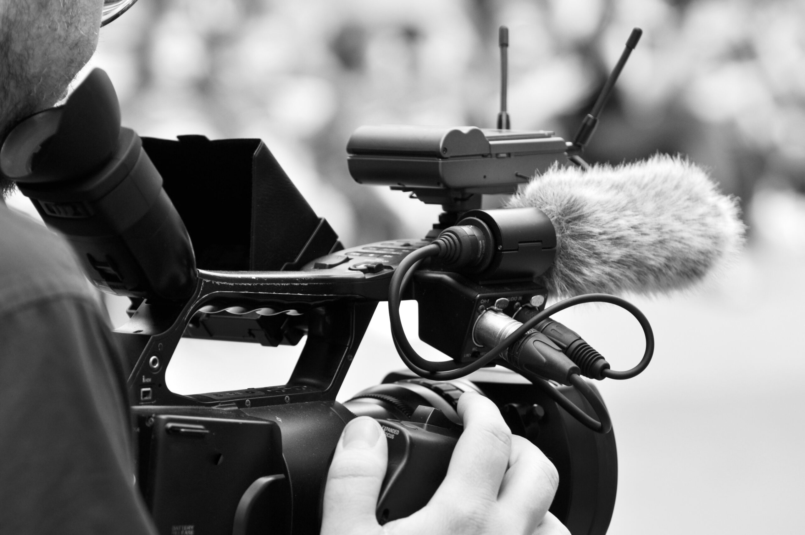 cameraman shooting a film