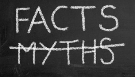 facts and myths crossed out