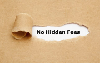 No hidden fees uncovered from ripped paper