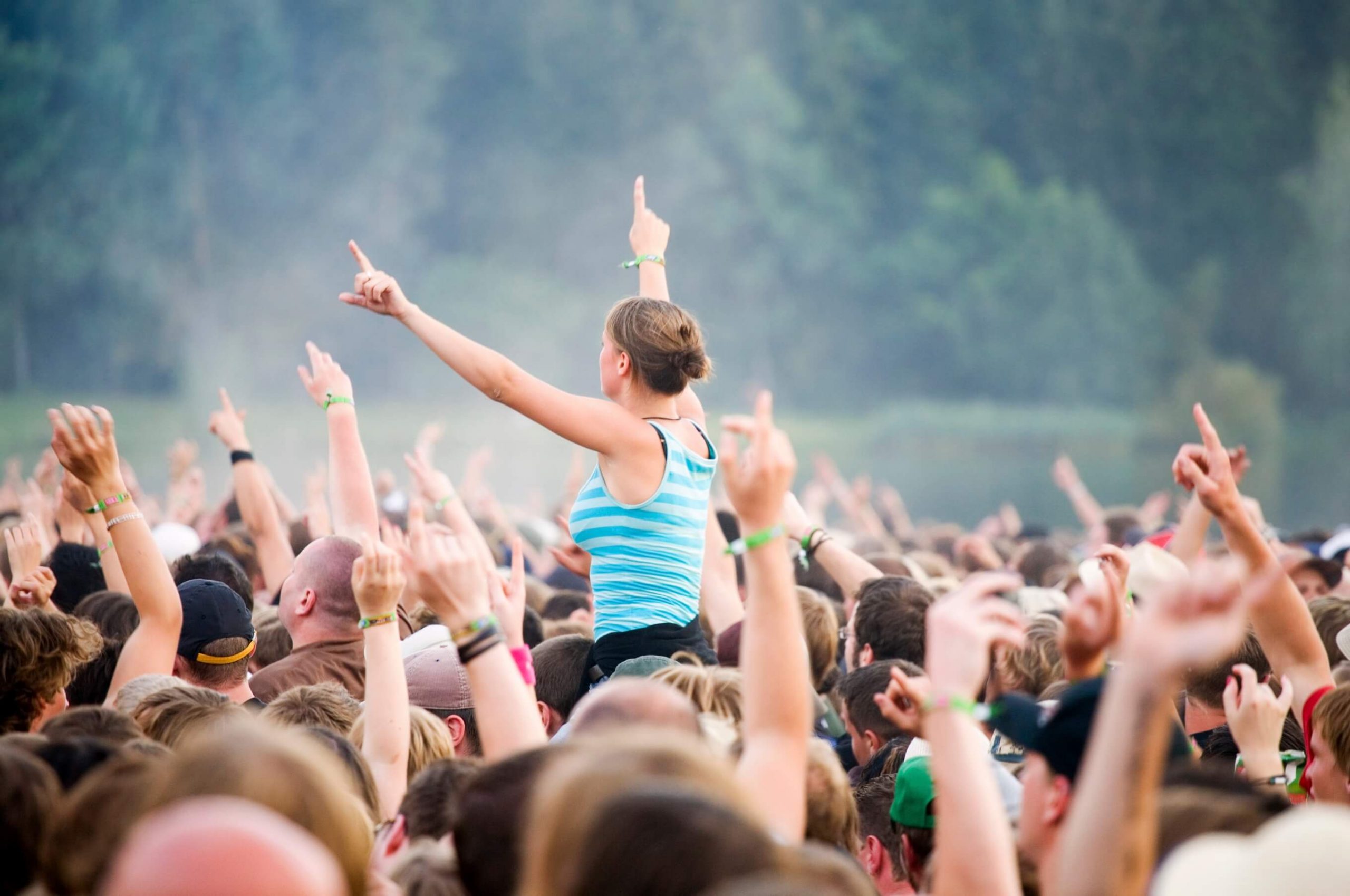 crowd at a festival