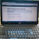 Make a Lasting Power of Attorney computer screen