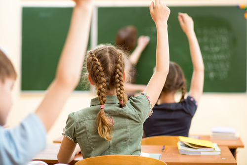 children in a classroom