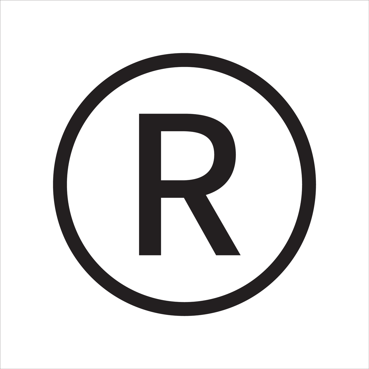 D en r. Зарегистрированный товарный знак. Буква r в кружочке. Значок r. Знак r в кружке на товарной марке.