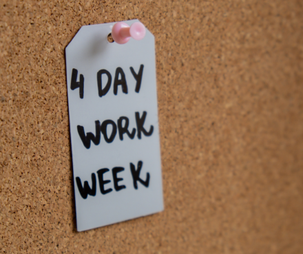 four day work week pinboard